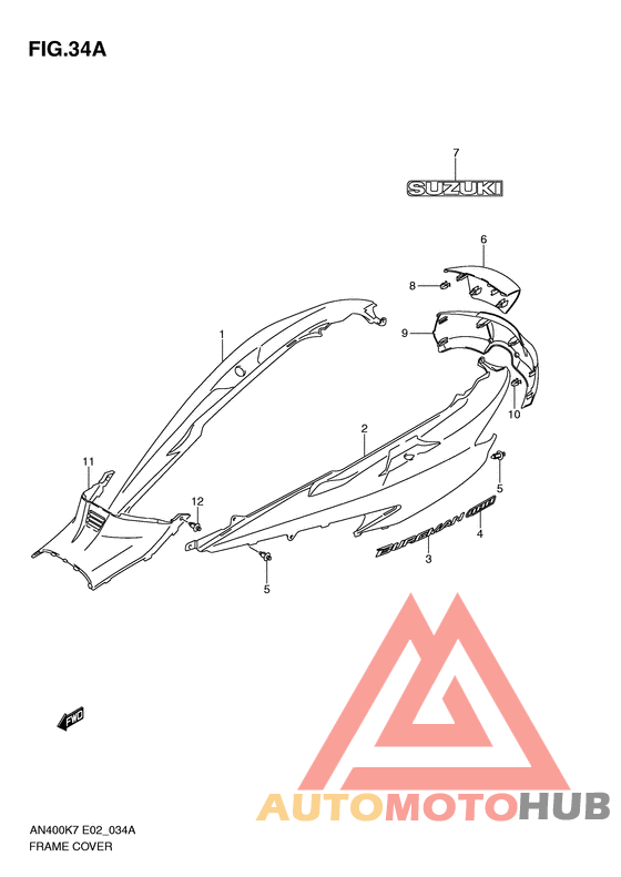 Обтекатель задний