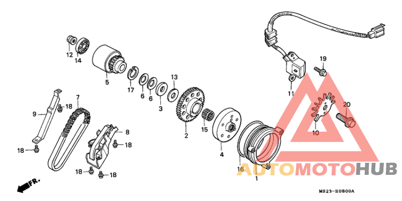 Муфта стартера