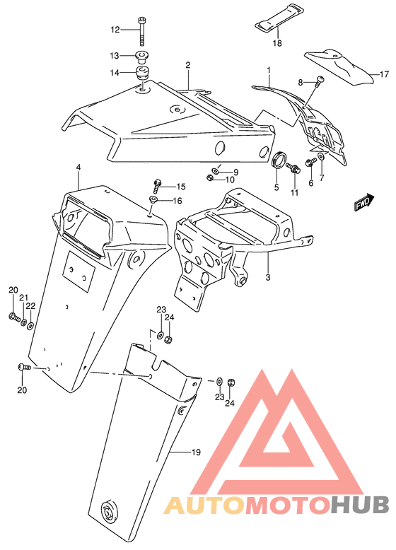 Заднее крыло