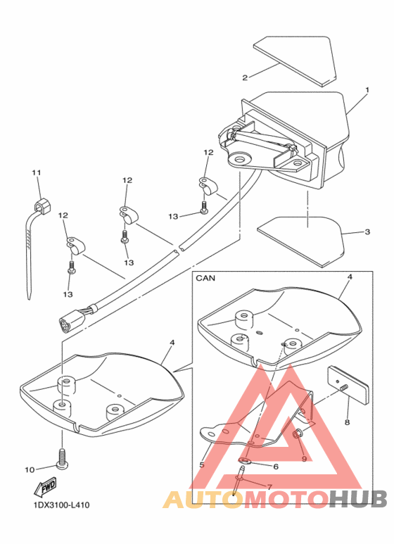 Taillight unit ass`y