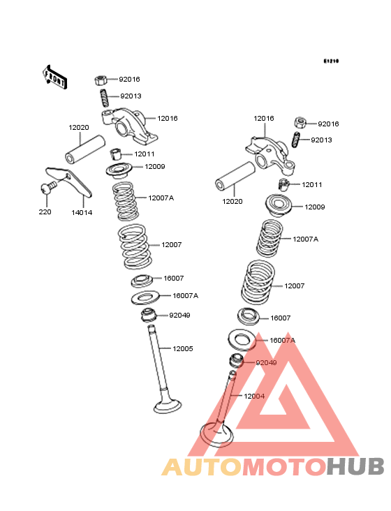 Rocker arms/valves