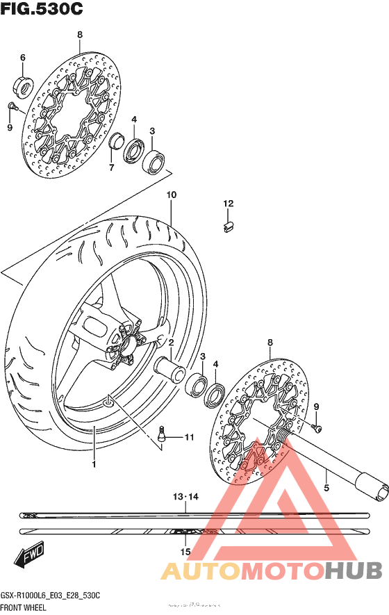 Front Wheel (Gsx-R1000L6 E33)