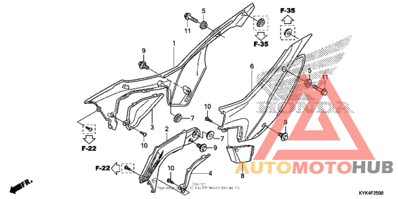 Боковые обтекатели
