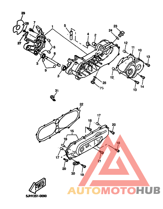 Картер двигателя