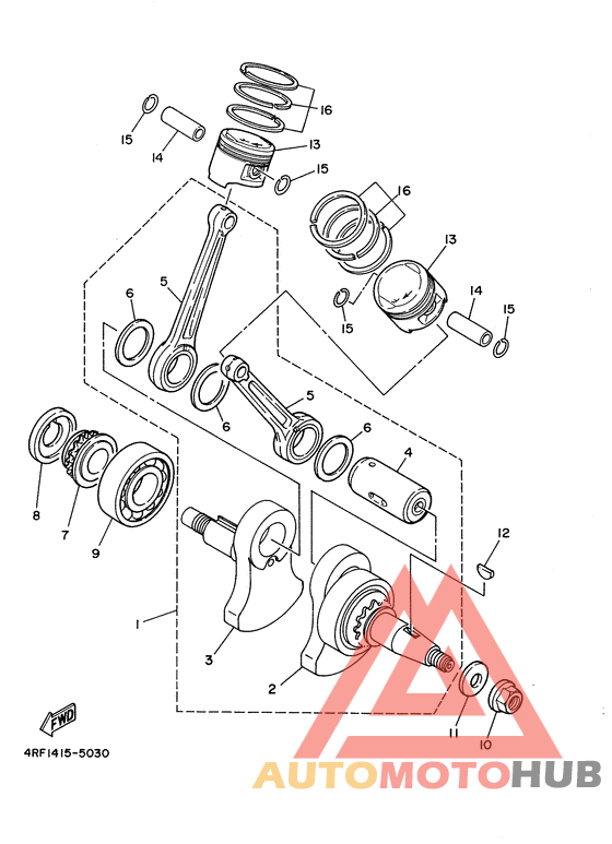 Vilebrequin & piston