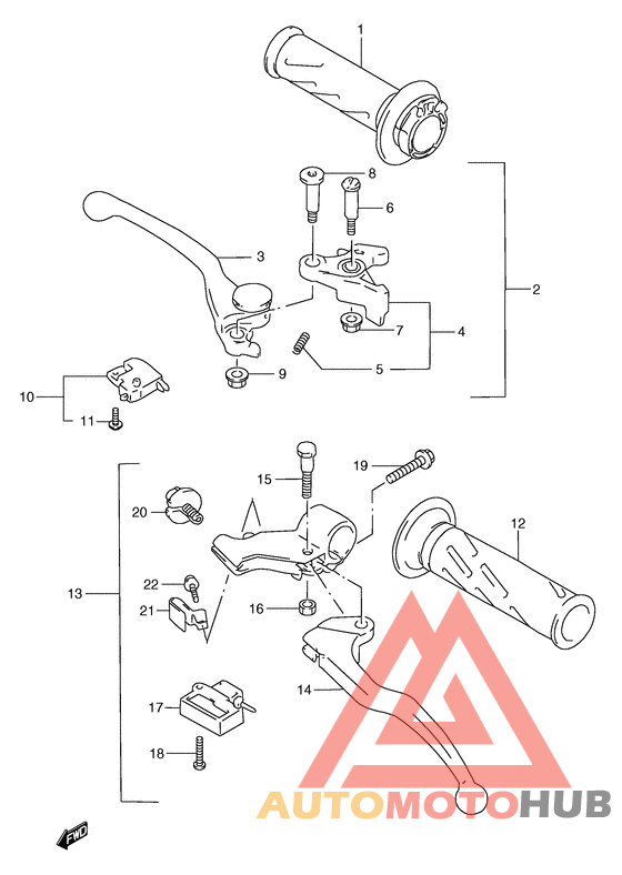 Рулевой рычаг