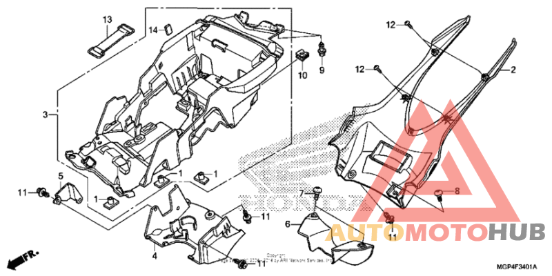 Заднее крыло