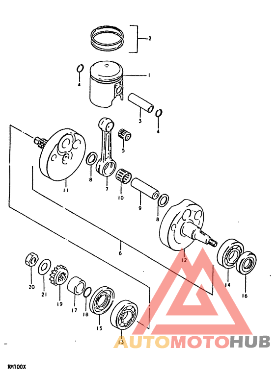 Вал коленчатый
