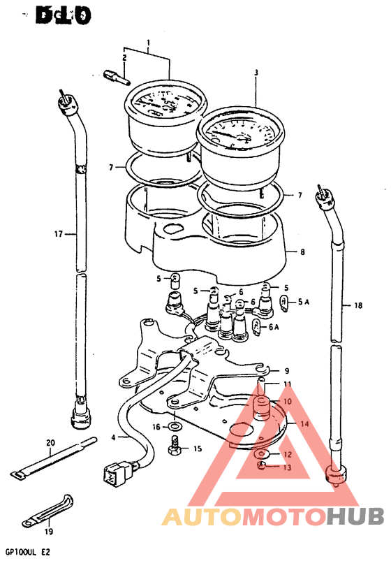 Спидометр-тахометр
