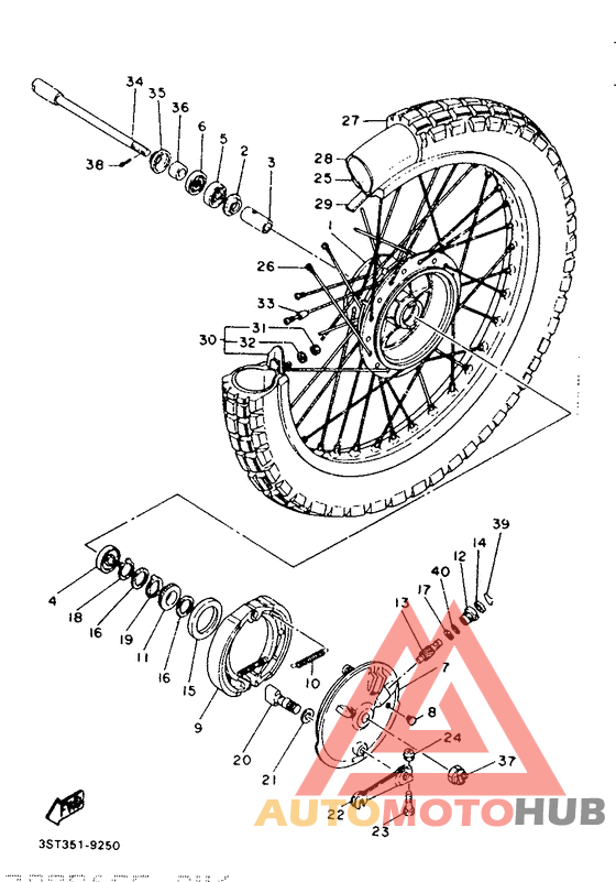 Переднее колесо