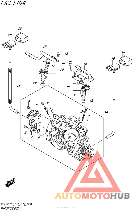 Throttle Body (Vl1500Tl5 E28)