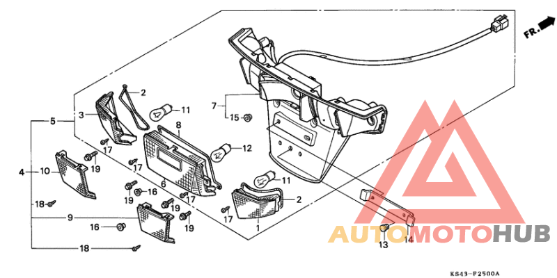 Задний фонарь
