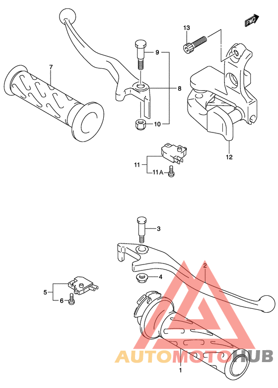 Рулевой рычаг