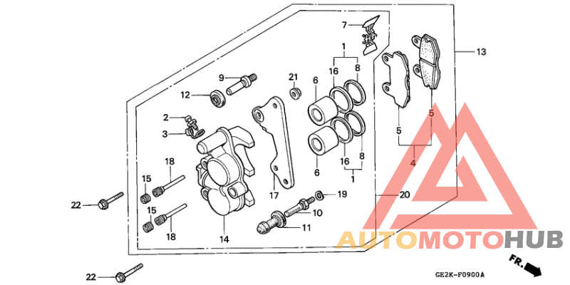Передний суппорт