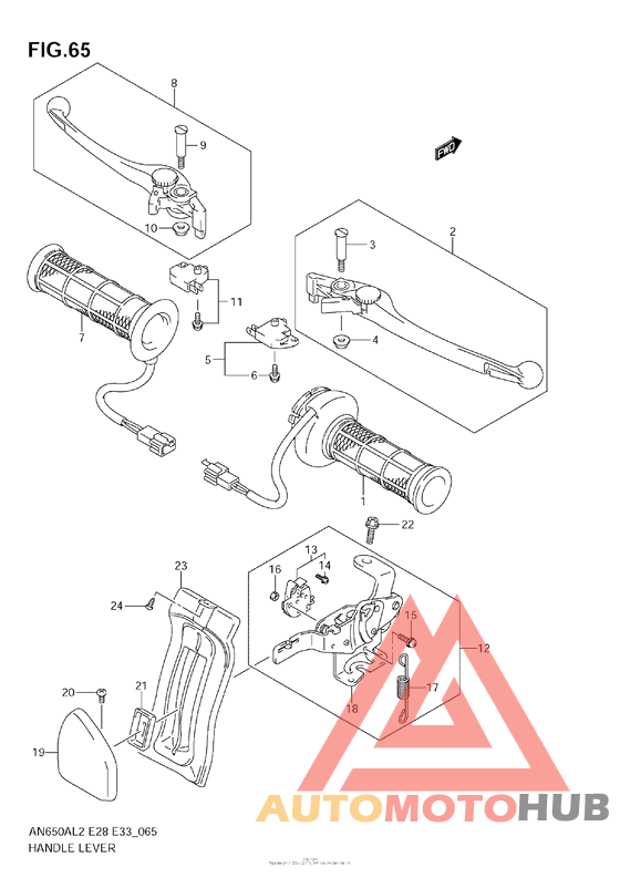 Handle Lever (An650A L2 E28)