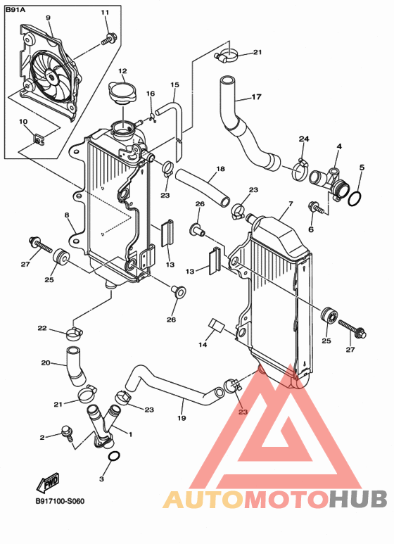 Radiator & hose