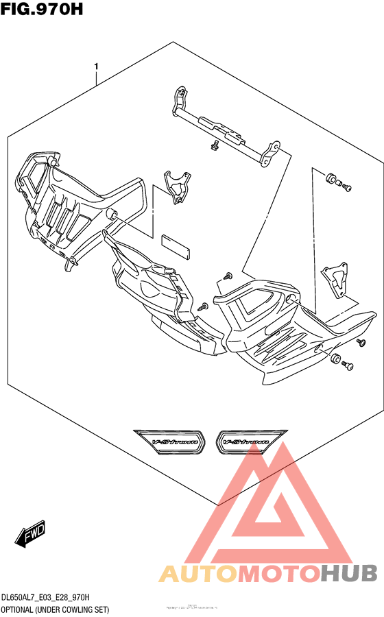 Optional (Under Cowling Set) (Dl650Al7 E28)