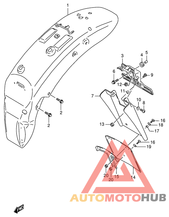 Заднее крыло