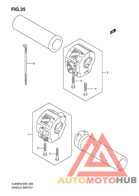 Рулевой переключатель