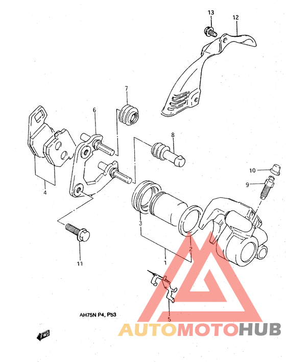 Передний суппорт