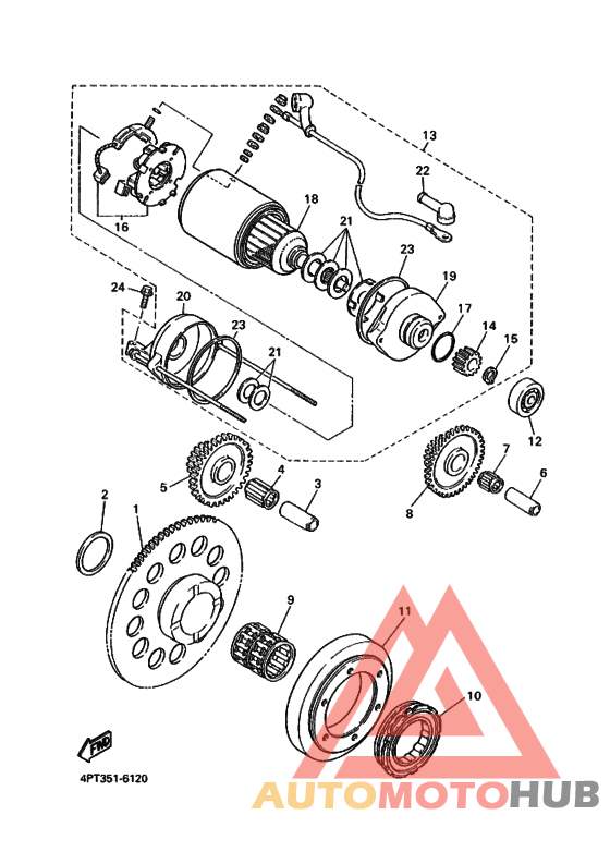 Муфта стартера