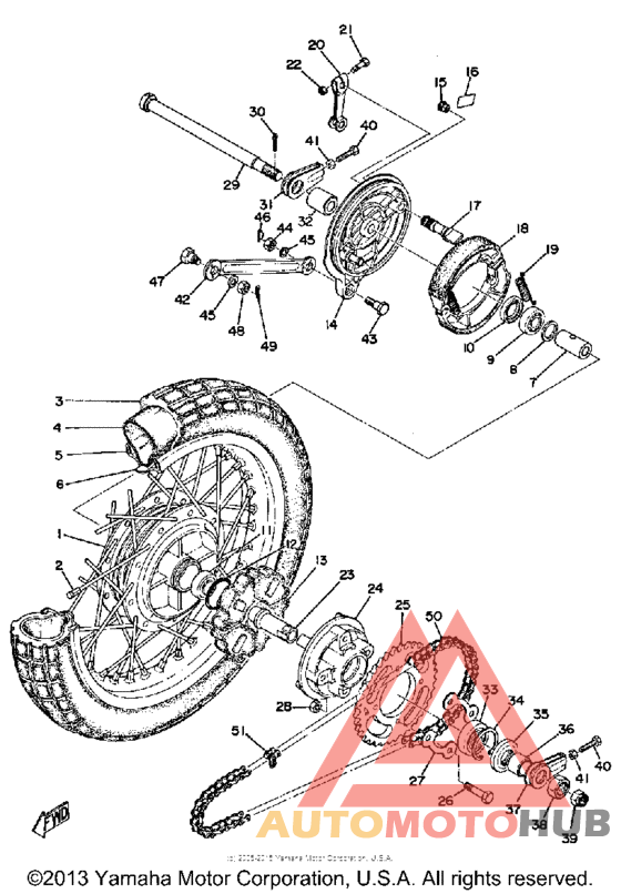 Переднее колесо