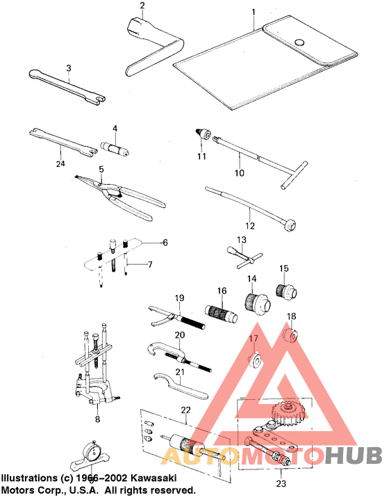 Owner tools/special service tools