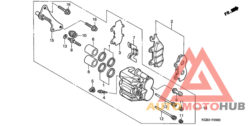 Передний суппорт