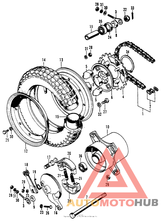 Переднее колесо