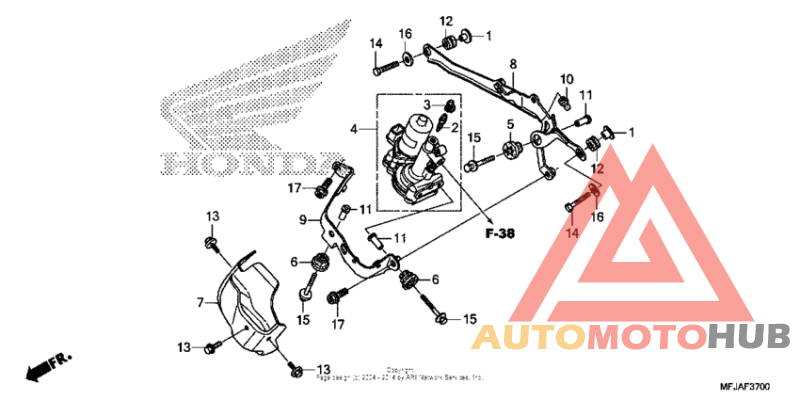 Front power unit (cbr600ra)