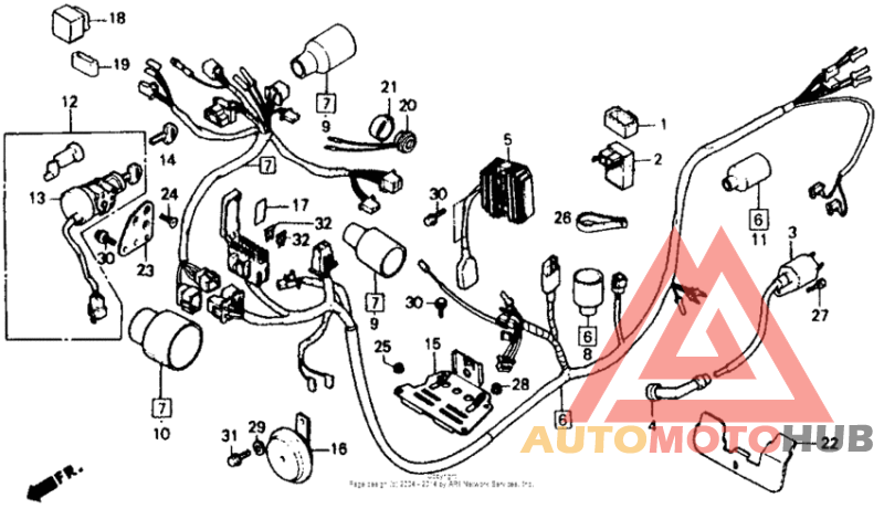 Ch160 wire harness 85