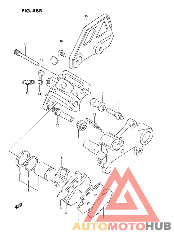 Задний суппорт