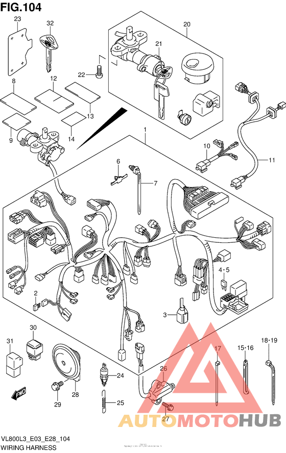 Wiring Harness (Vl800Tl3 E28)