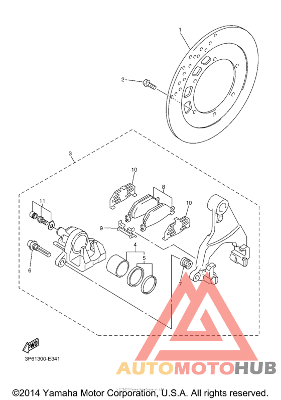 Задний суппорт