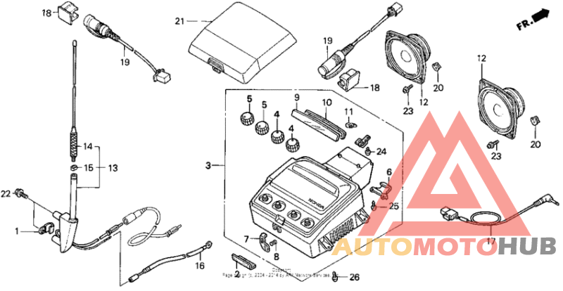 Gl1500i radio