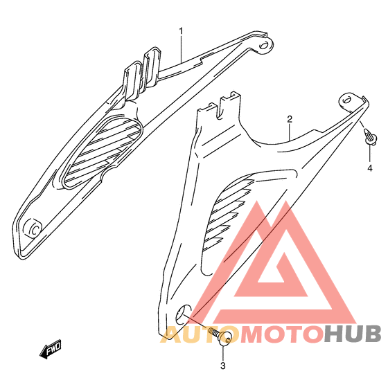 Обтекатель задний
