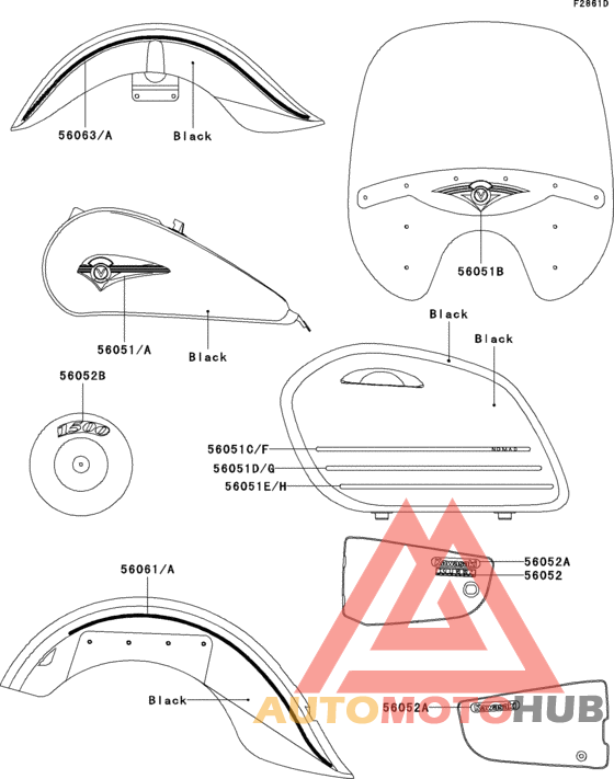 Decals(black)(vn1500-l4)