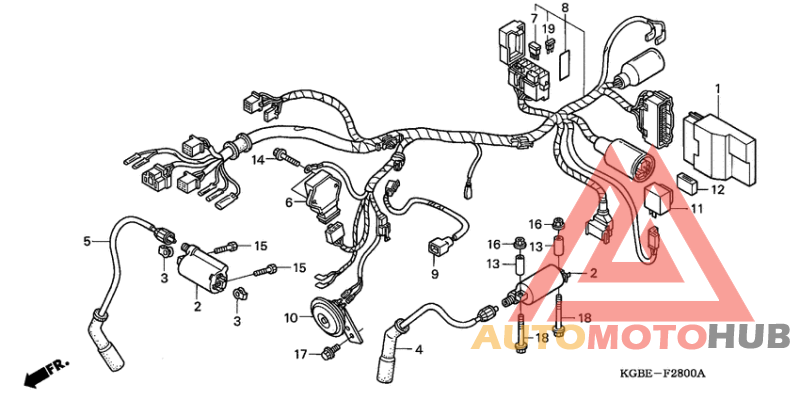 Wire harness/ ignition coil