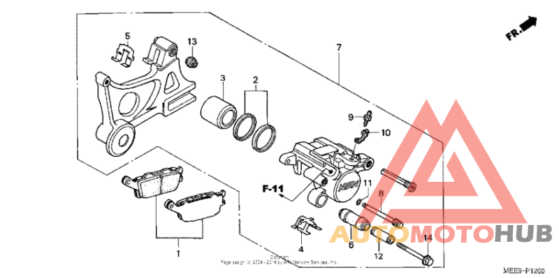 Задний суппорт