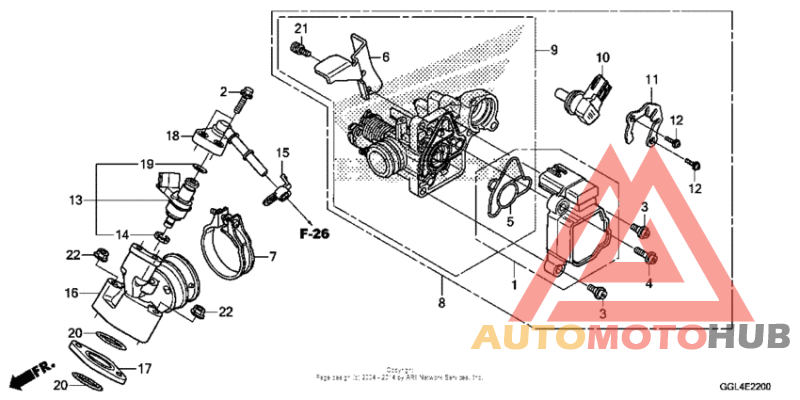 Throttle body + fuel injector