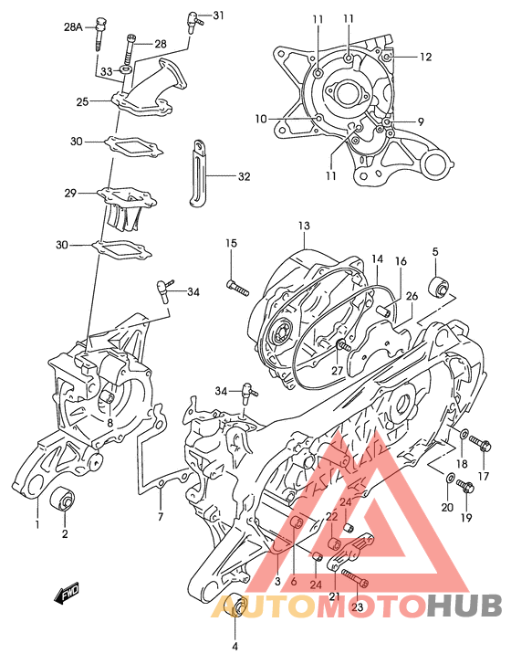 Картер двигателя