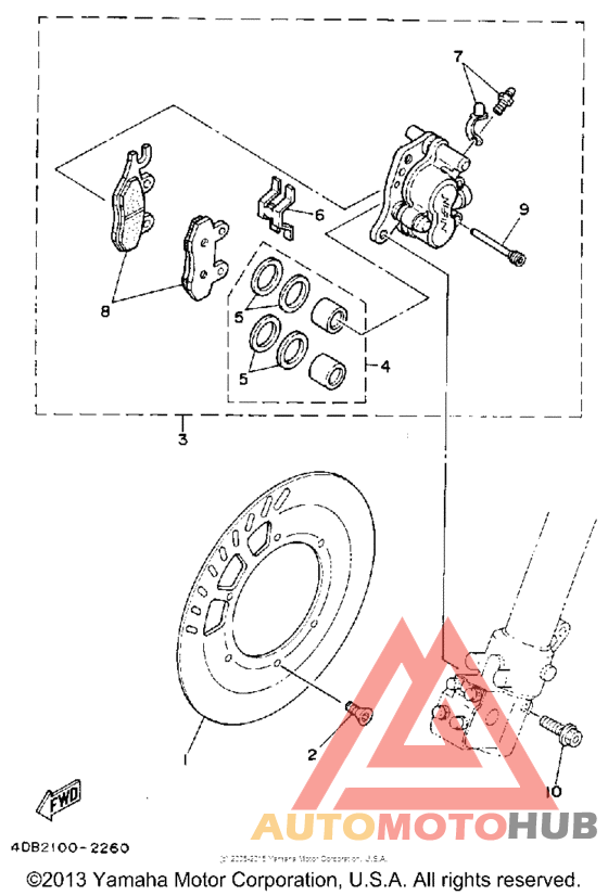 Передний суппорт