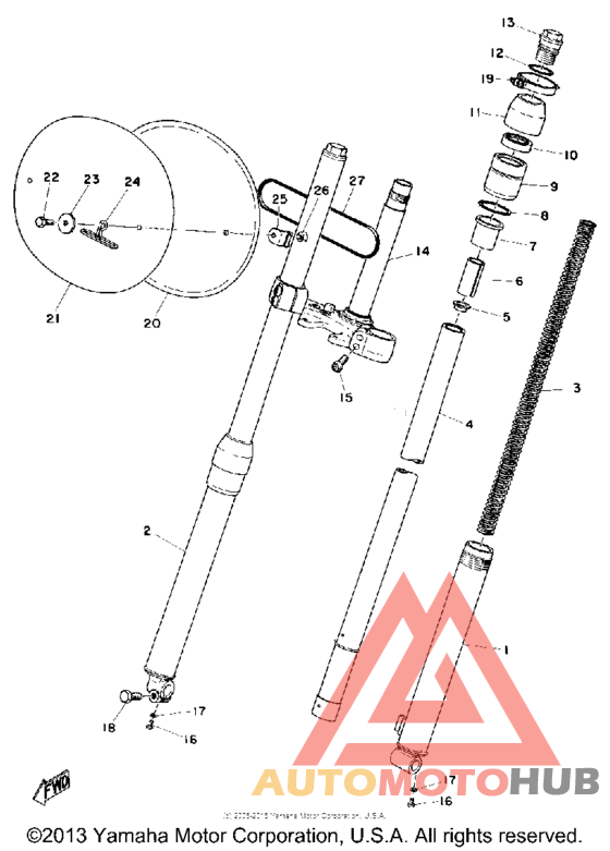 Передняя вилка