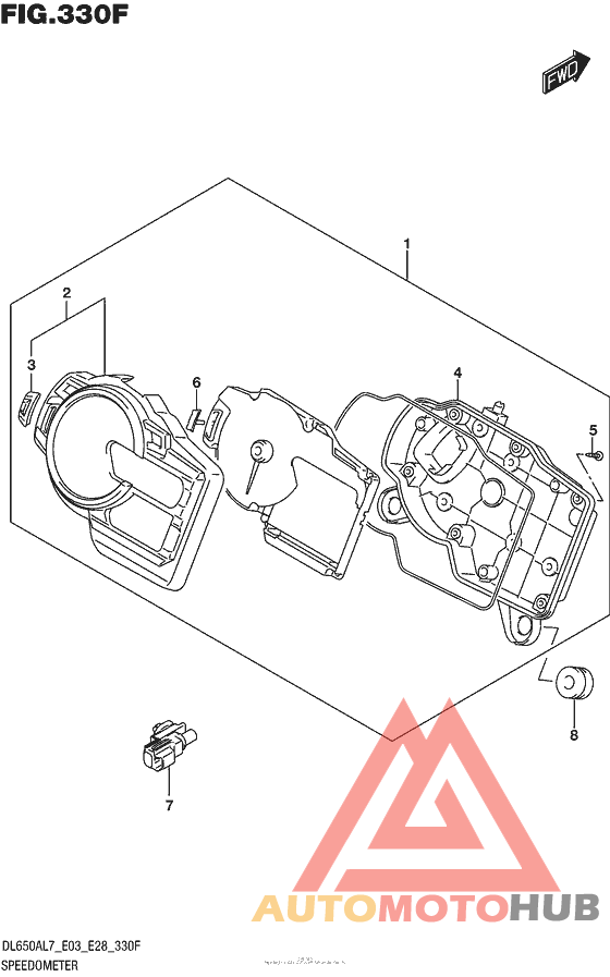 Speedometer (Dl650Xal7 E33)