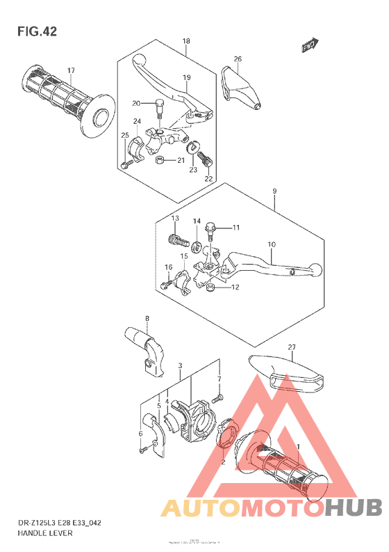 Handle Lever (Dr-Z125L3 E33)