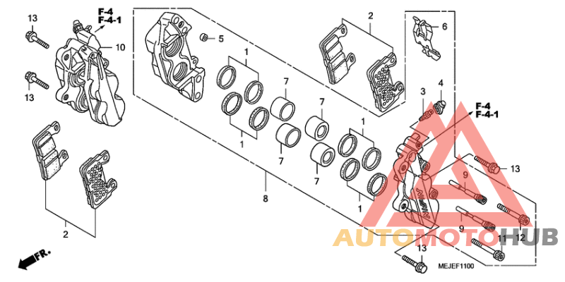 Передний суппорт