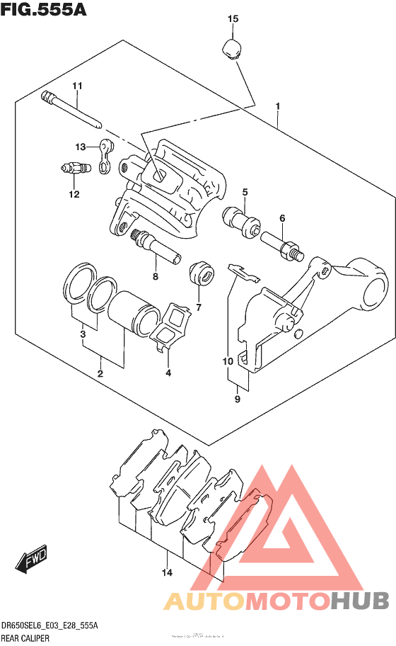 Задний суппорт