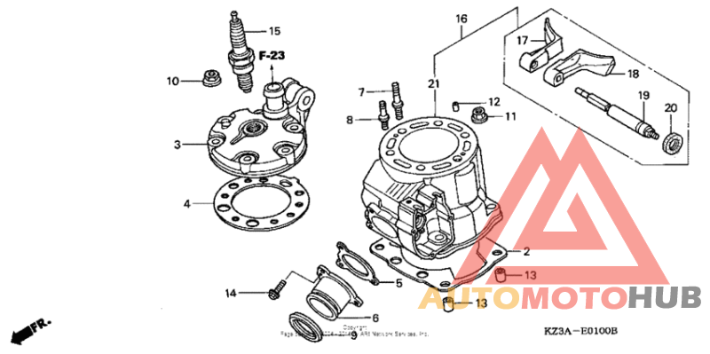 Cylinder head ('02-'04)