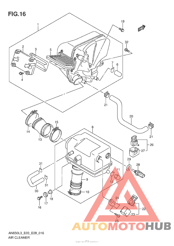Air Cleaner (An650L3 E33)