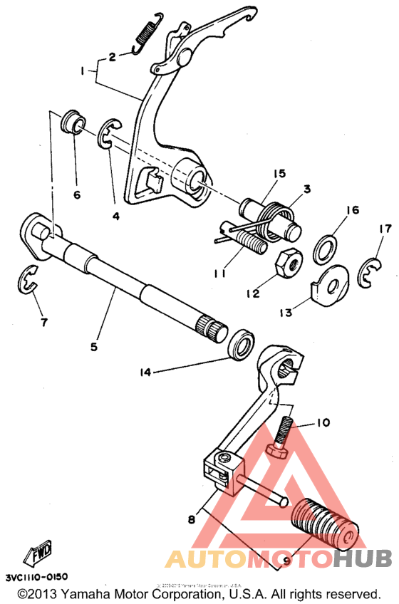 Вал переключения